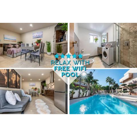 [2 min from the sea] pool, comfort and free WiFi