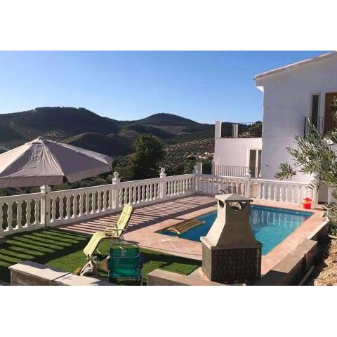 3 bedrooms house with shared pool terrace and wifi at Alcaudete