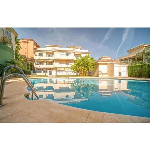 Amazing apartment in Mijas with Outdoor swimming pool, WiFi and 2 Bedrooms