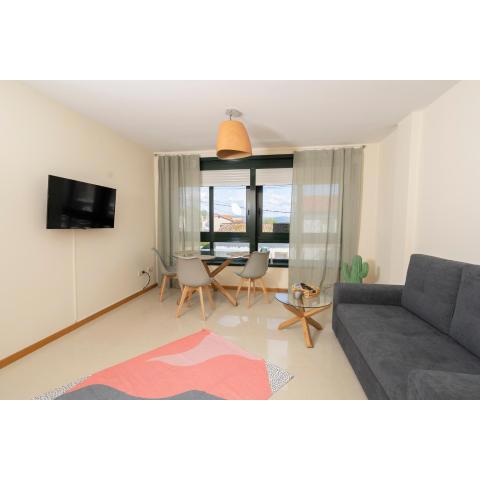 Apartamento Bertorella Playa de Langosteira en Finisterre con vistas al mar