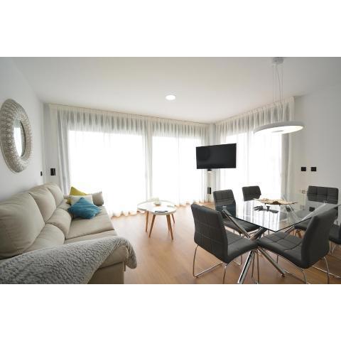 Apartamento con piscina en Canelas, Sanxenxo