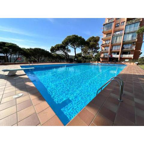 Apartamento con piscina en Platja d'Aro