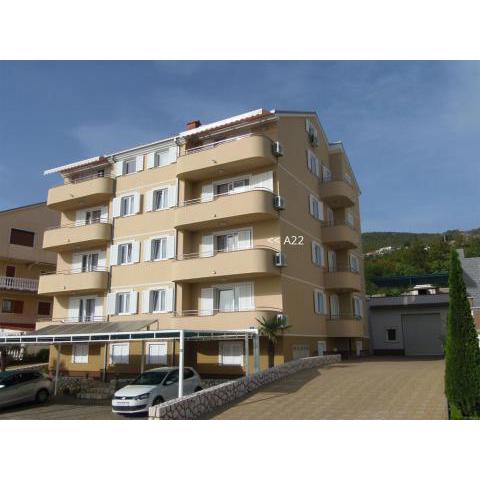 Apartment in Dramalj with sea view, balcony, air conditioning, WiFi 4623-5