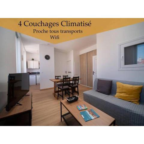 *Appartement climatisé tout équipé 4 couchages*