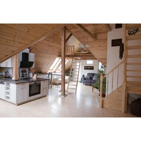 attic apartment with terrace