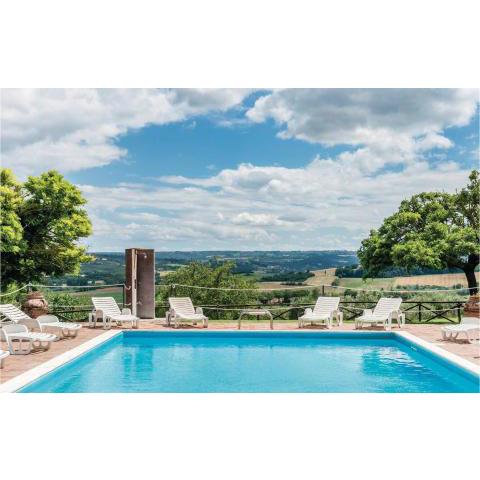 Awesome apartment in Castiglione d,Lago PG with WiFi and Outdoor swimming pool