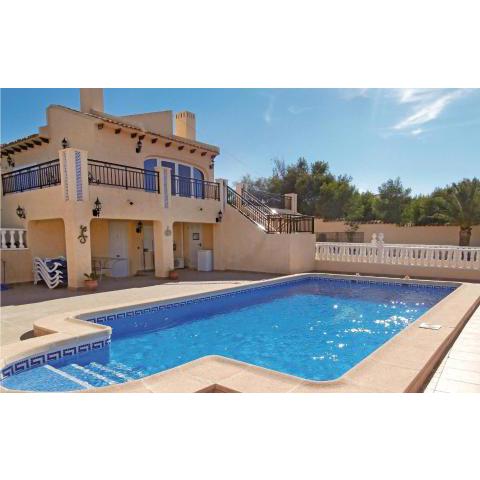 Awesome home in Orihuela Costa with 4 Bedrooms, WiFi and Outdoor swimming pool