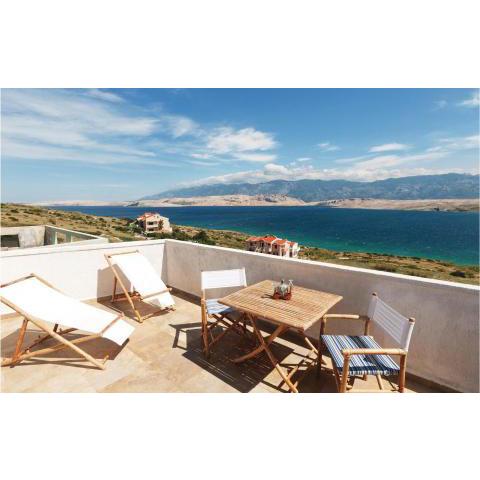 Beautiful apartment in Pag with 1 Bedrooms