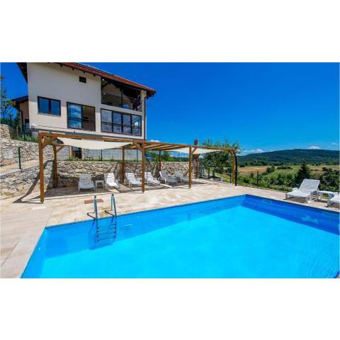 Beautiful apartment in Rakovica w/ Outdoor swimming pool, WiFi and 1 Bedrooms