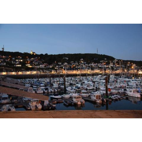 Charmant Studio avec vue sur le port et falaises