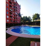 GUA - 4 Dorm, 8 pers, Piscinas, Jardines, Parking, Playa