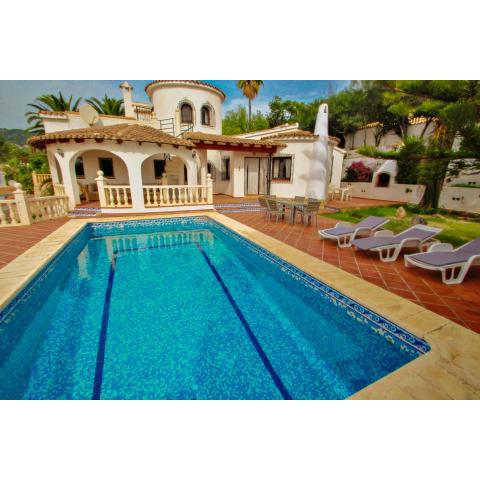 Hija de la Luna - sea view villa with private pool in Benissa