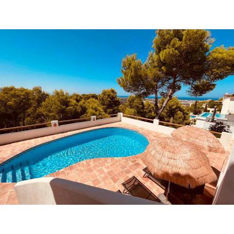 Ibiza Dream Villa Denia, Seaview, Pool, BBQ, Airco, Wifi