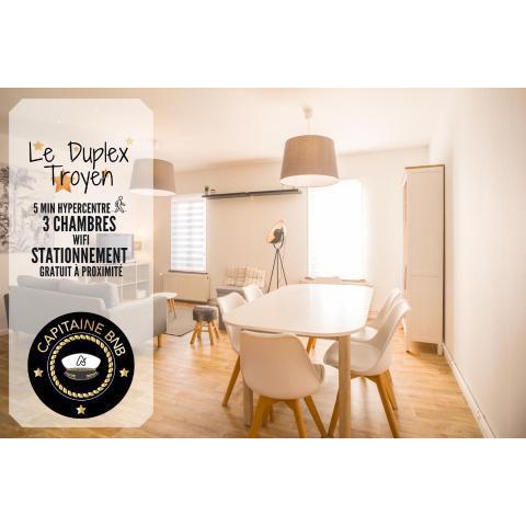 Le Duplex Troyen - 5 min Hypercentre - Ideal Groupe - Parking Gratuit