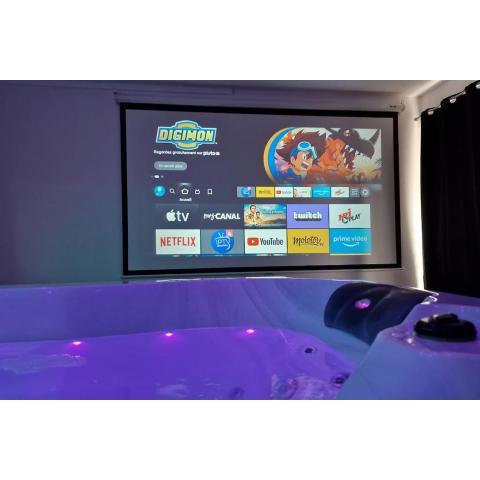 Le rêve Jacuzzi Sauna Cinéma Parking