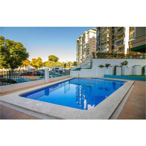 Nice apartment in Benidorm with Outdoor swimming pool, WiFi and 1 Bedrooms