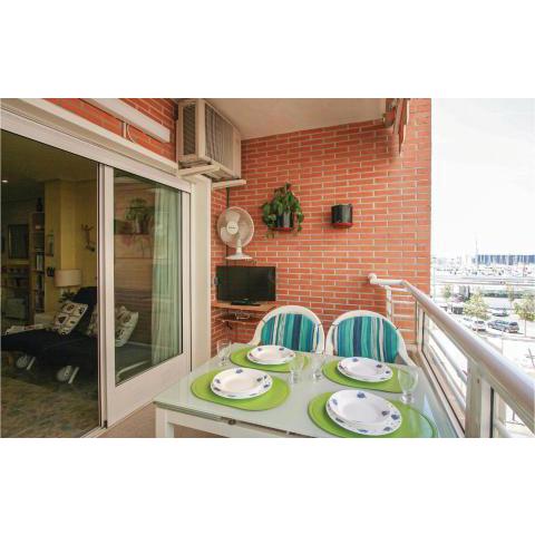 Nice apartment in Santa Pola w/ 1 Bedrooms