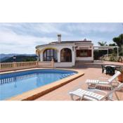 Nice home in Oliva with 3 Bedrooms, Indoor swimming pool and Outdoor swimming pool