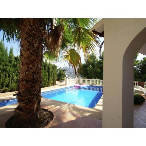 Nice villa in Moraira with private pool and lots of privacy