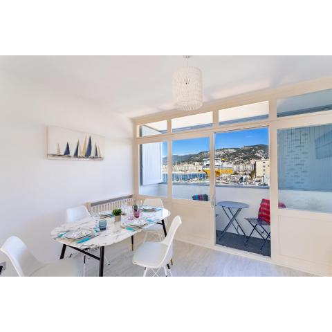 Peacefull 1 bedroom sea view close to the port - Dodo et Tartine