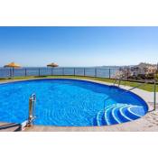 Seaview terrace with pool in Carvajal Ref 103