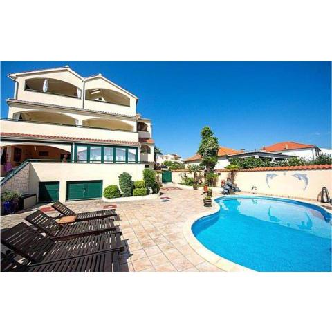 Stunning apartment in Vodice with Outdoor swimming pool, WiFi and Heated swimming pool