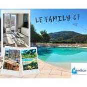 T2 avec piscine-Le family 67